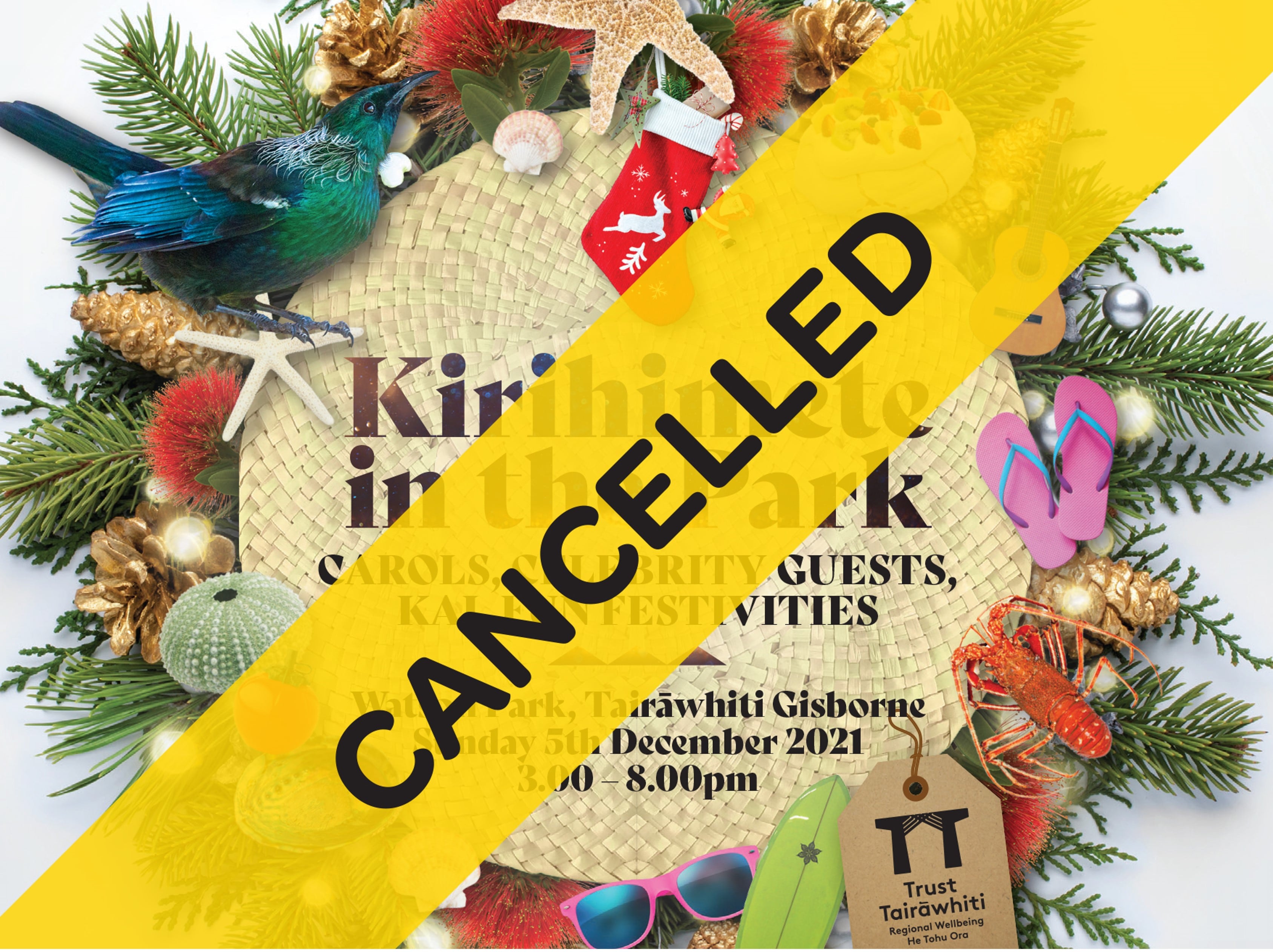 Kirihimete in the Park cancellation