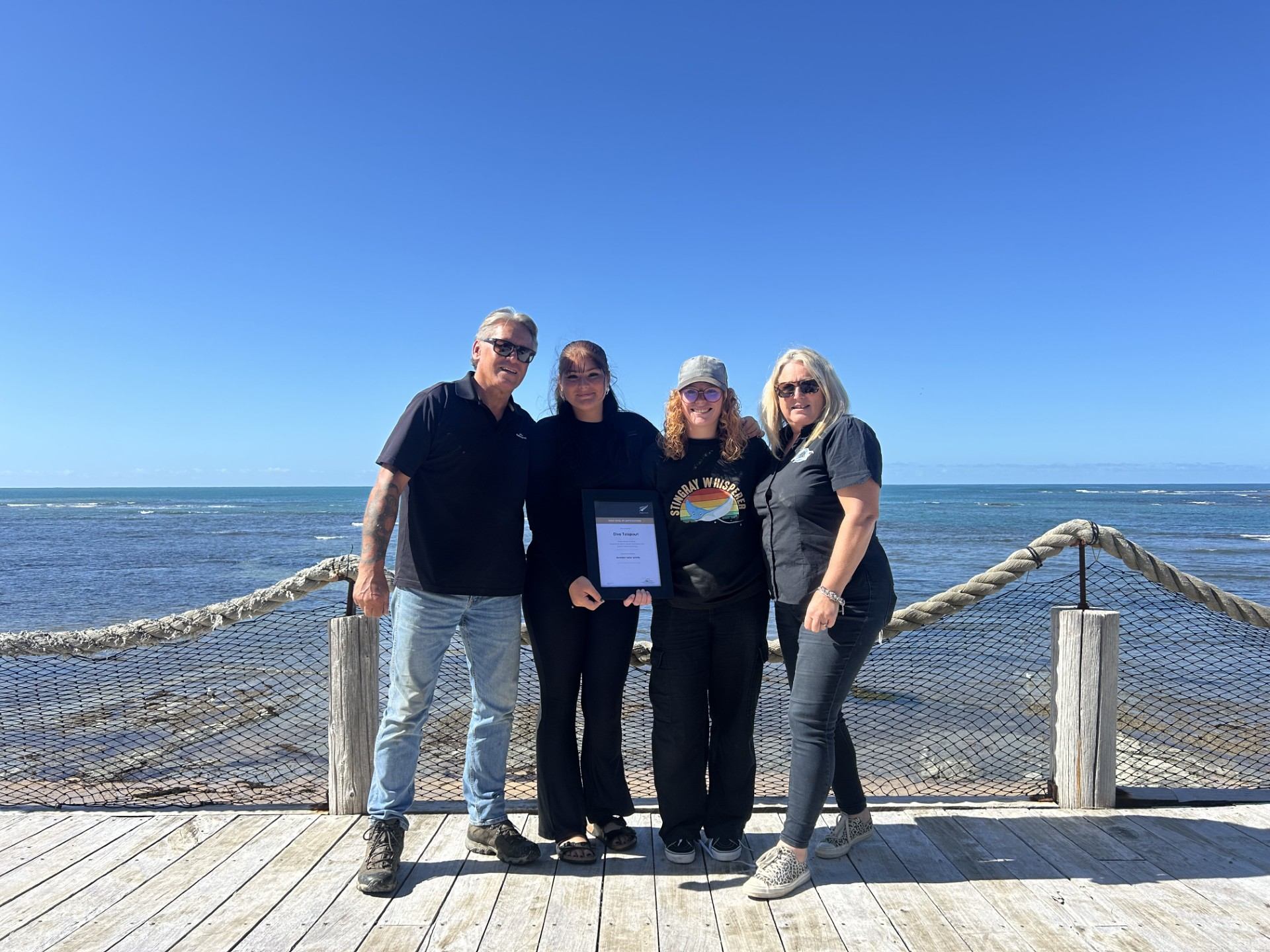 Dive Tatapouri Qualmark award